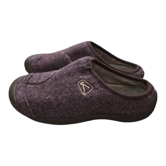 Keen Purple Cheyenne Wool Slip-On Clog Shoes 6.5 Lined Slippers Warm - Picture 2 of 10